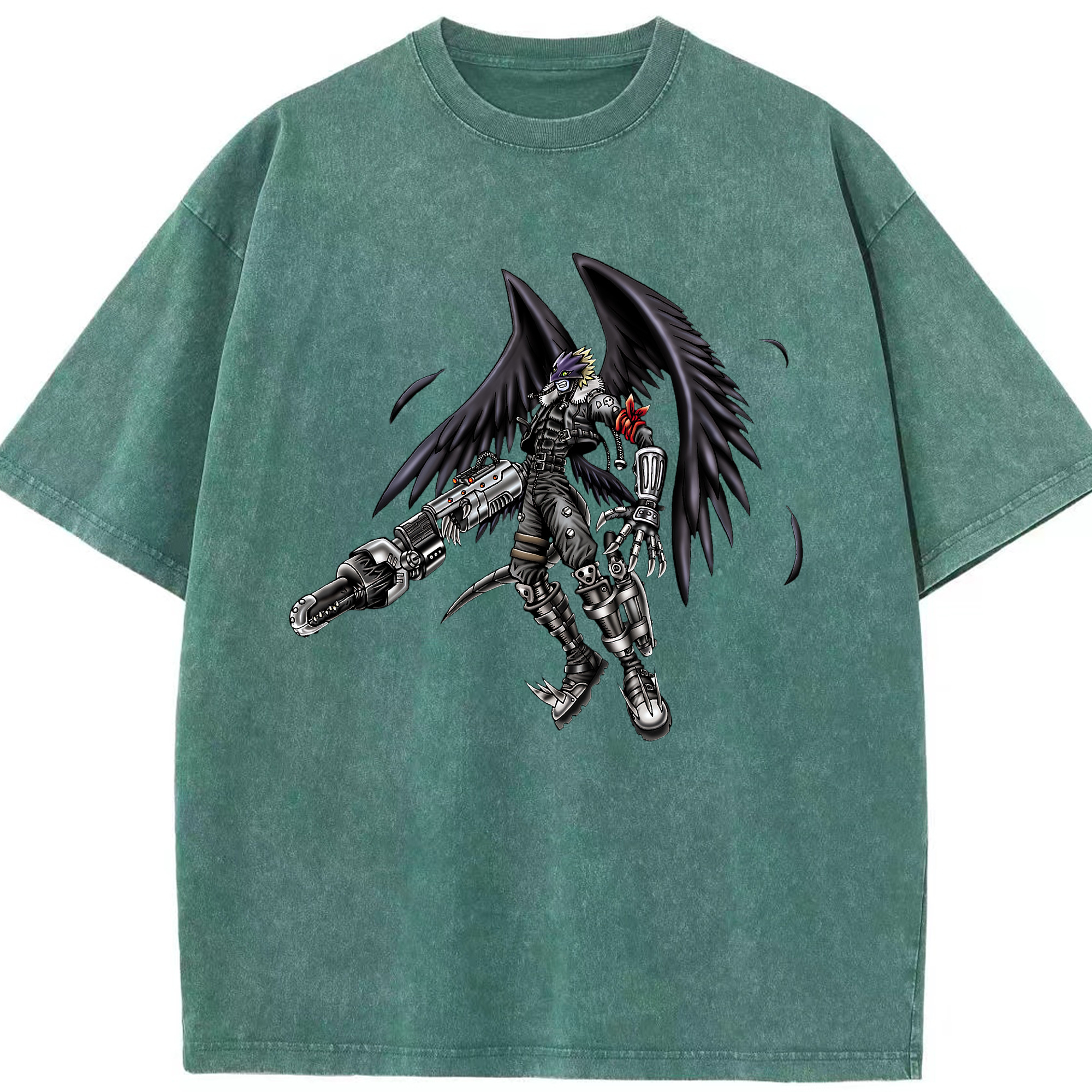 （画像用） 遊☆戯☆王 Yu-Gi-Oh! 綿100% ヴィンテージ風 半袖Tシャツ（フロントプリント）